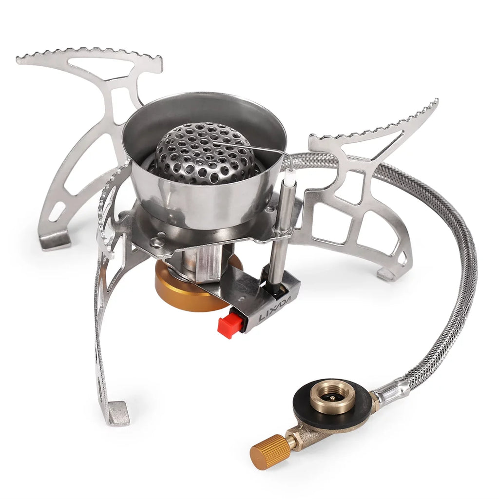 Lixada Windproof Backpacking Stove, Portable Cooking Stove for Outdoor Adventures