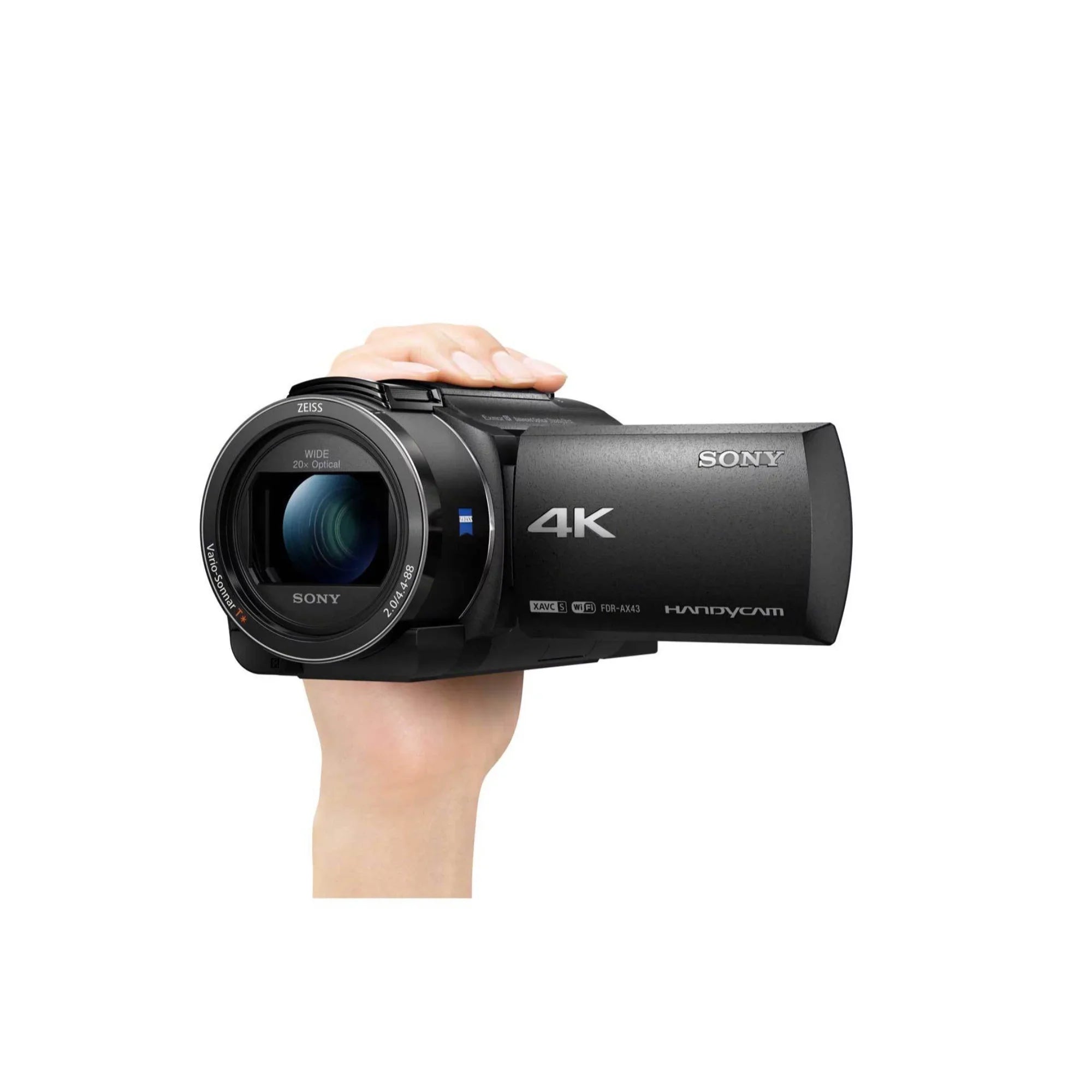 Sony - 4K  Handyman Camcorder with Bag, Tripod and Accessory Bundle