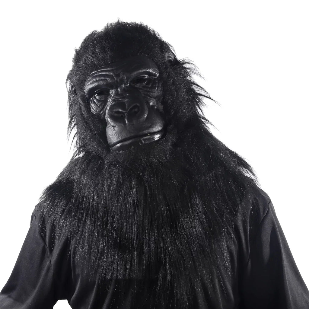 Halloween Adult Jaw-Motion Mask With Fur, Gorilla, Way To Celebrate