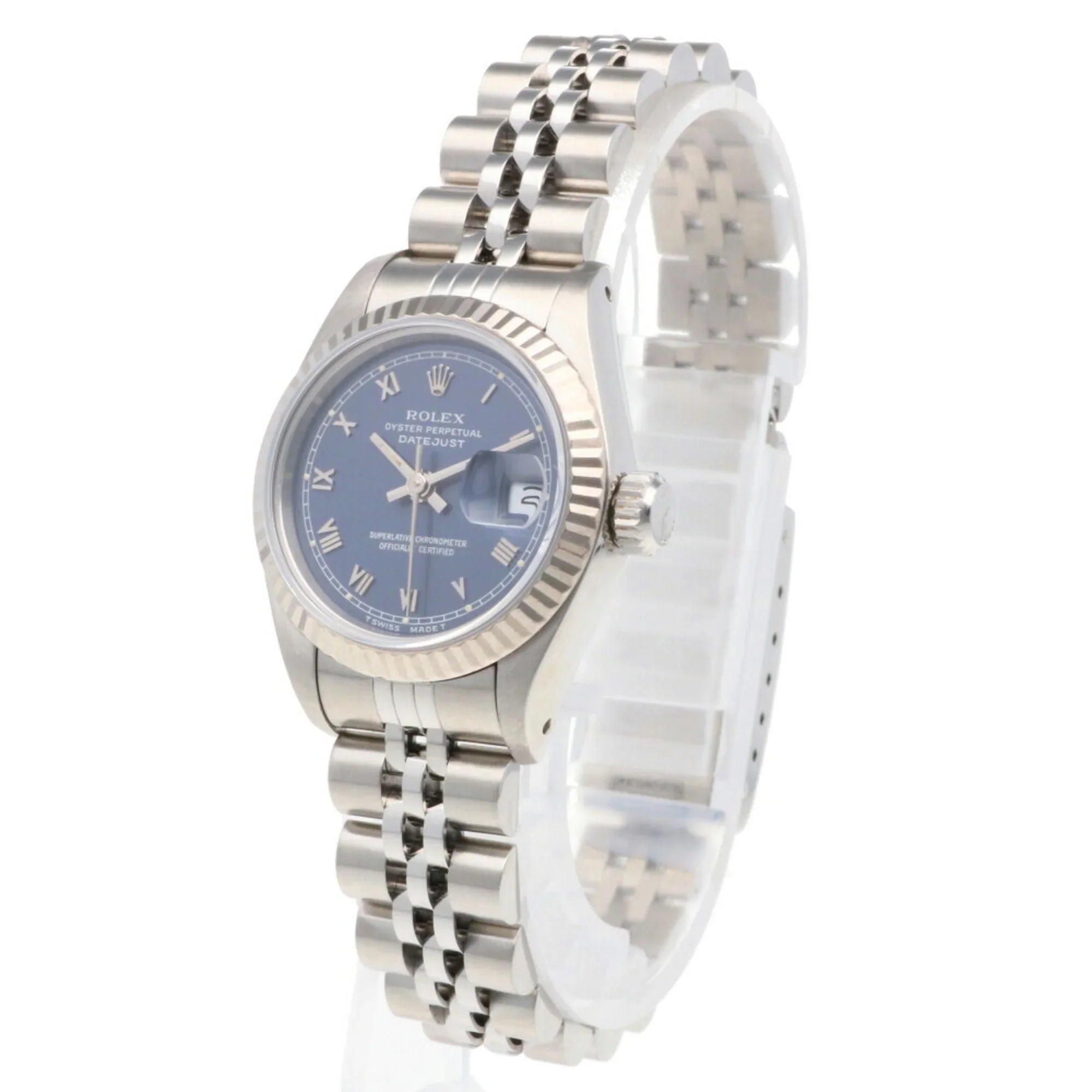 Pre-Owned Rolex Datejust Oyster Perpetual Watch Stainless Steel 69174 Automatic Winding Ladies  (Good)