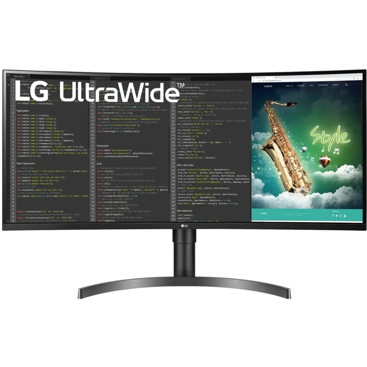 Ultrawide 35WN65C- 35" Class  Curved Screen Gaming  Monitor, 21:9