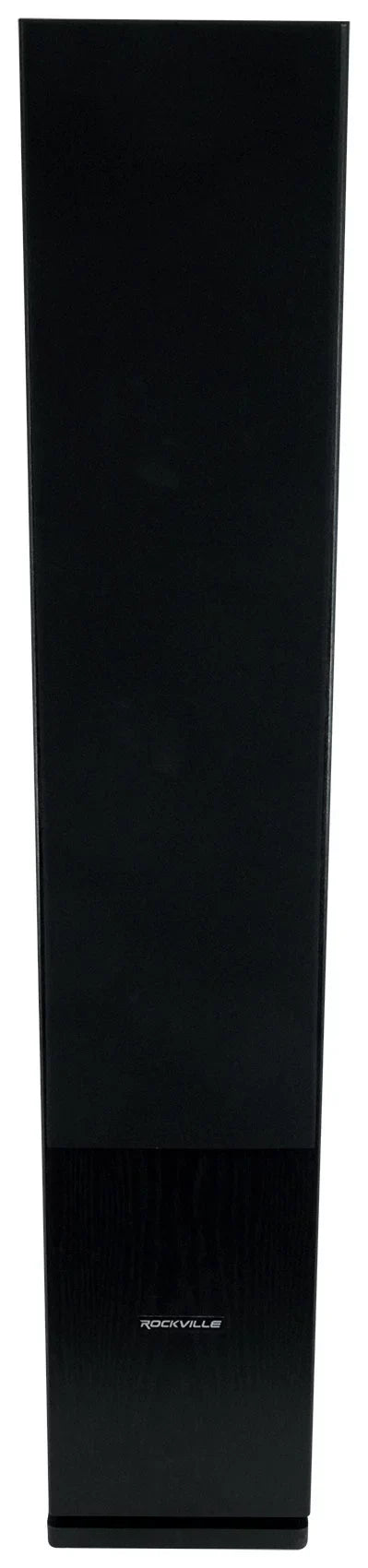 (1) Rockville RockTower 68B Black Home Audio Tower Speakers Passive 8 Ohm