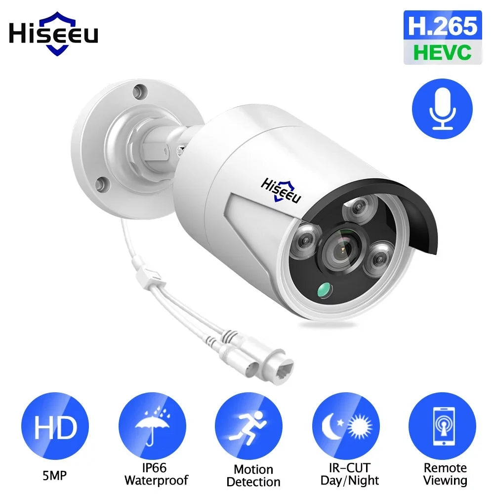 Anself 5MP Super  Camera with Audio Night Motion Detection Remote Access  Waterproof