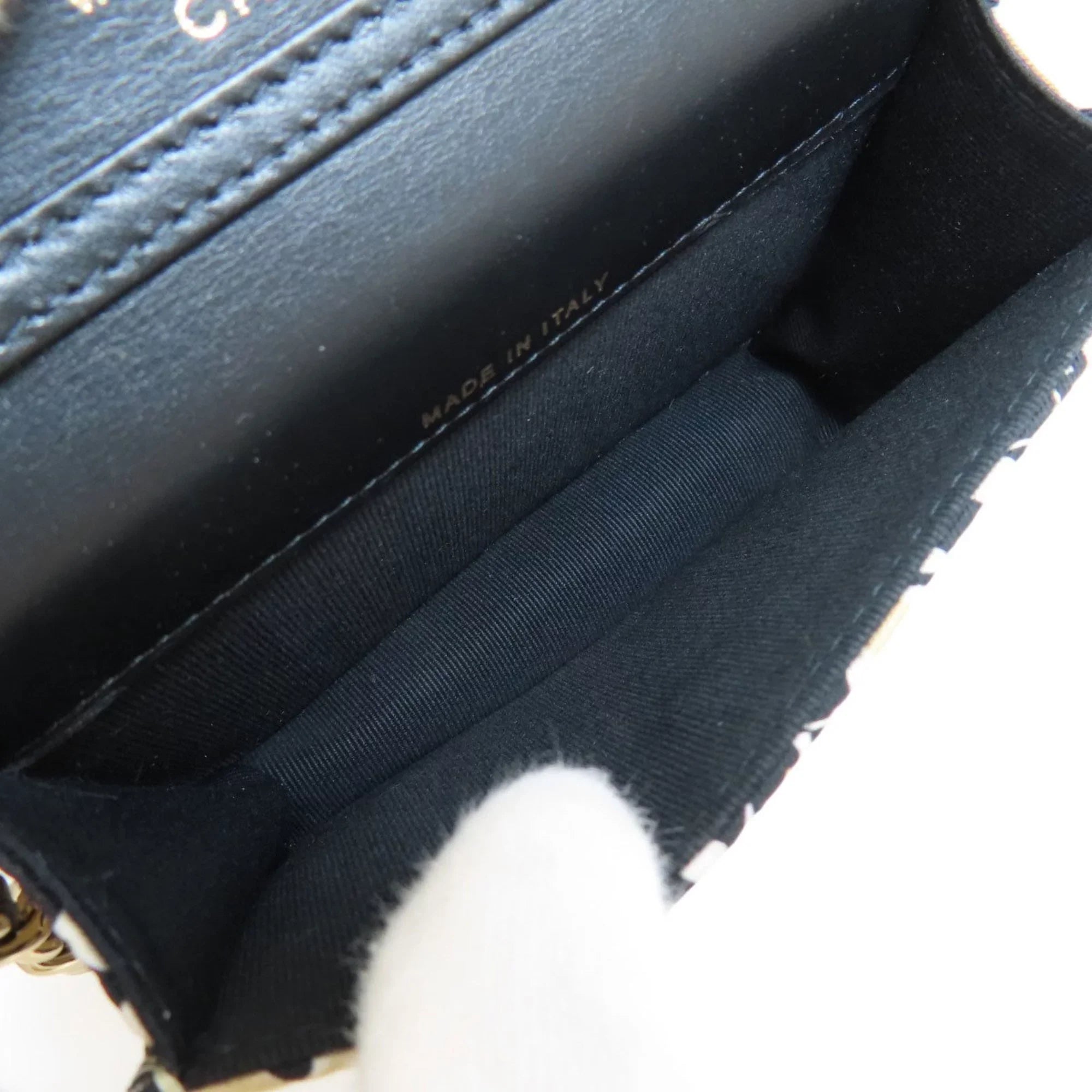 Pre-Owned Chanel Chain Shoulder Coco Mark Bag Cotton Women's  (Good)