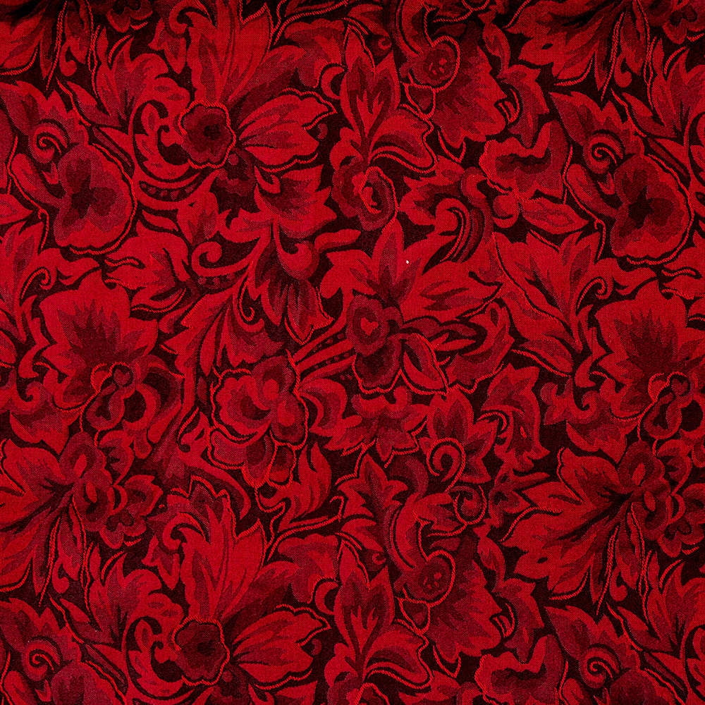 Baroque Scarlet Wild Rag