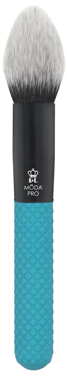 Moda Brush Pro Full Face 13pc Teal Makeup Brush Set with Wrap, Includes Flat Powder, Highlight, and Crease Makeup Brushes