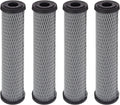 Pentek  Carbon Filter Cartridge, 9-3/4 x 2-1/2, 5 Micron (4, 1 Pack)