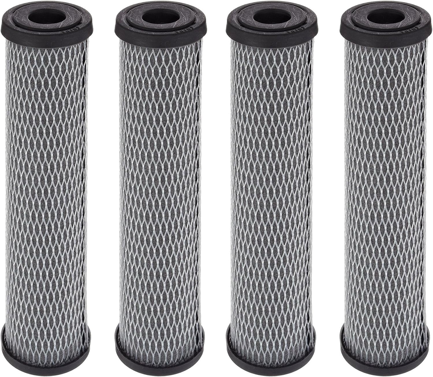 Pentek  Carbon Filter Cartridge, 9-3/4 x 2-1/2, 5 Micron (4, 1 Pack)