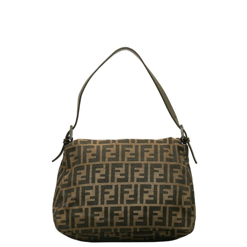 Pre-Owned   Mamma Bucket Bag Brown Canvas Leather Women's (Good)