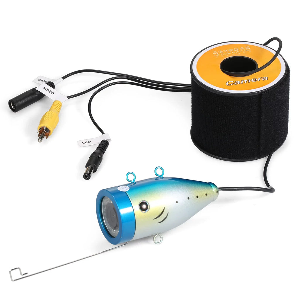 moobody Underwater Fishing Camera Fish Finder with 12LEDs 7Inch/9Inch  Display 15M/30M/50M Cable  Waterproof for Sea Lake Boat Ice Fishing