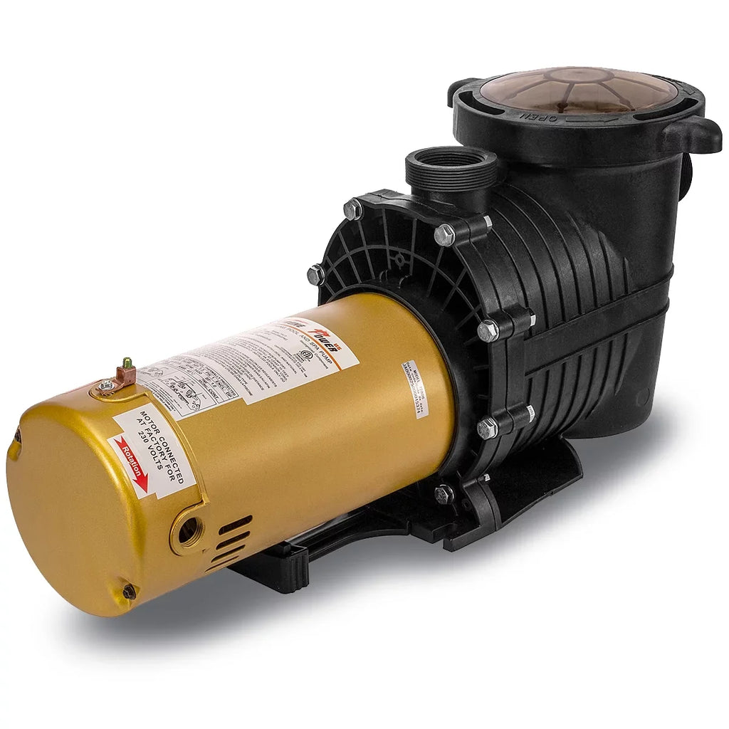 XtremepowerUS 1.5HP High Flo Swimming Pool Pump 5280GPH InGround Pump with Strainer Basket 230v