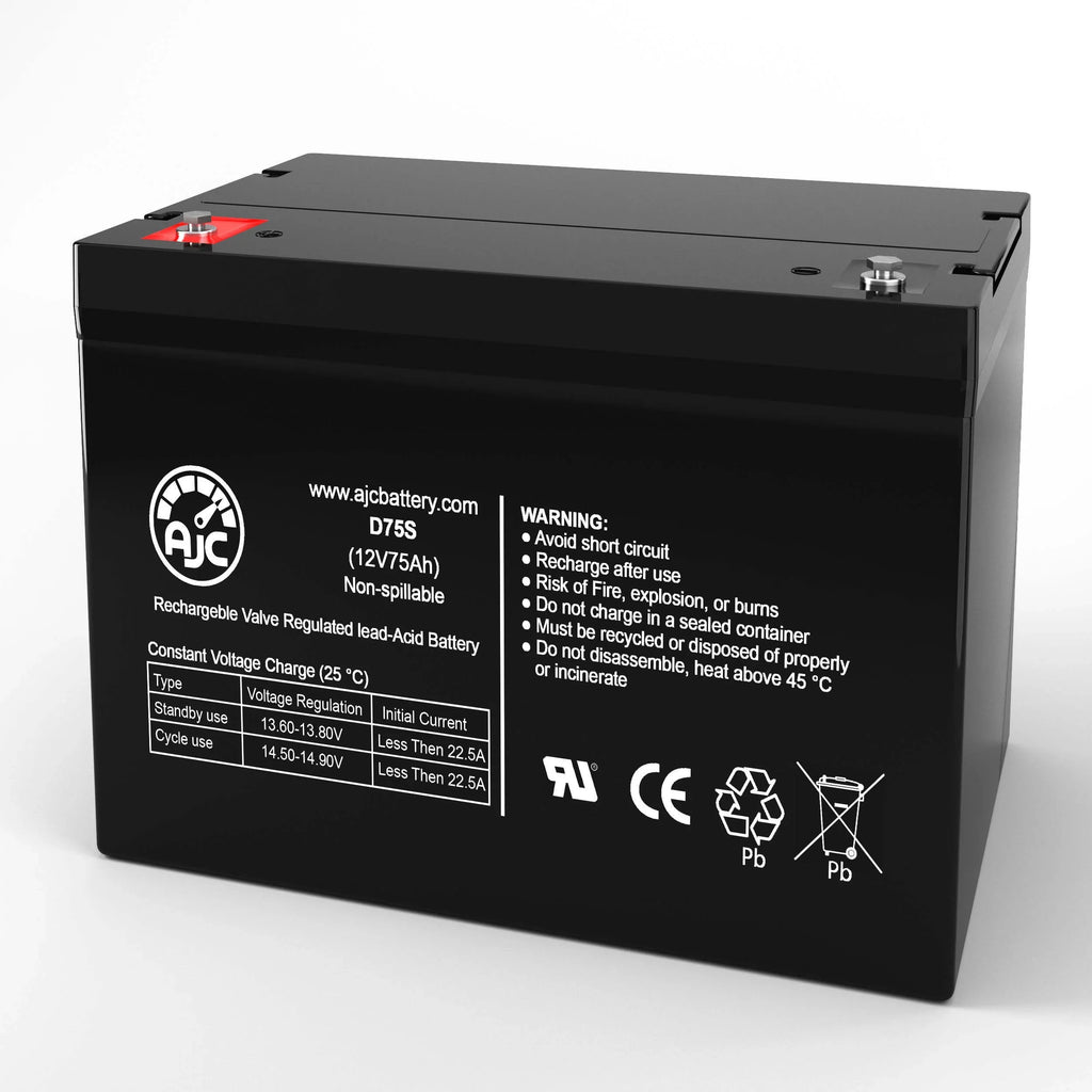 Shoprider Enduro + 889XLSBN 12V 75Ah Mobility Scooter Battery - This Is an  Brand Replacement