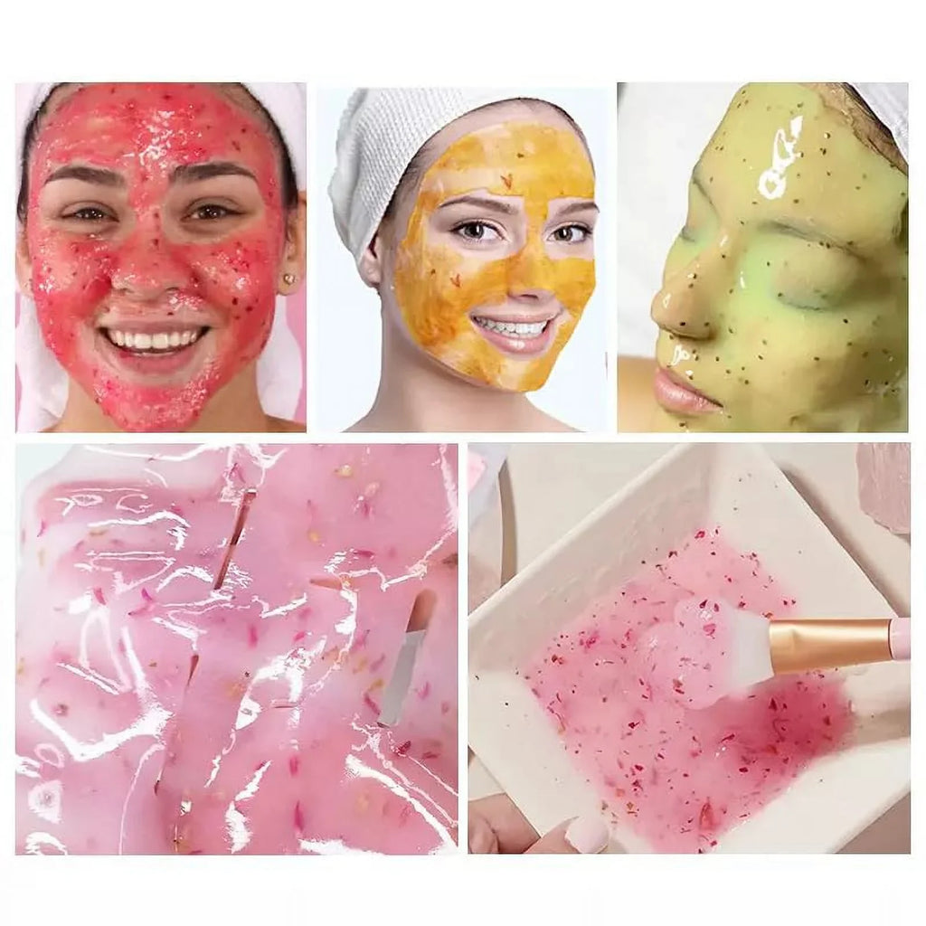 Luminous Skin Lab Australian Sheep Placenta Jelly Mask,  Professional Pack Peel off Facial Mask - Anti-Aging, Reducing Dark Spot & Natural Skin Treatment - Suitable for All Skin Types | 30 fl oz