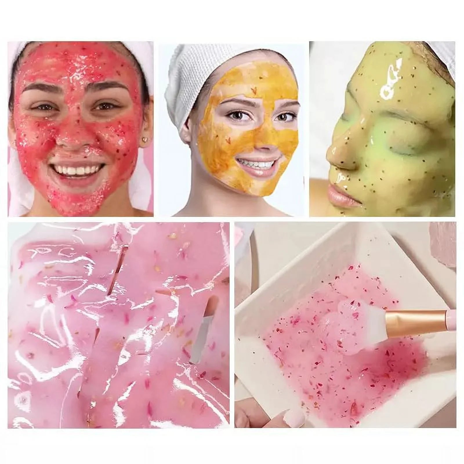 Luminous Skin Lab Australian Sheep Placenta Jelly Mask,  Professional Pack Peel off Facial Mask - Anti-Aging, Reducing Dark Spot & Natural Skin Treatment - Suitable for All Skin Types | 30 fl oz