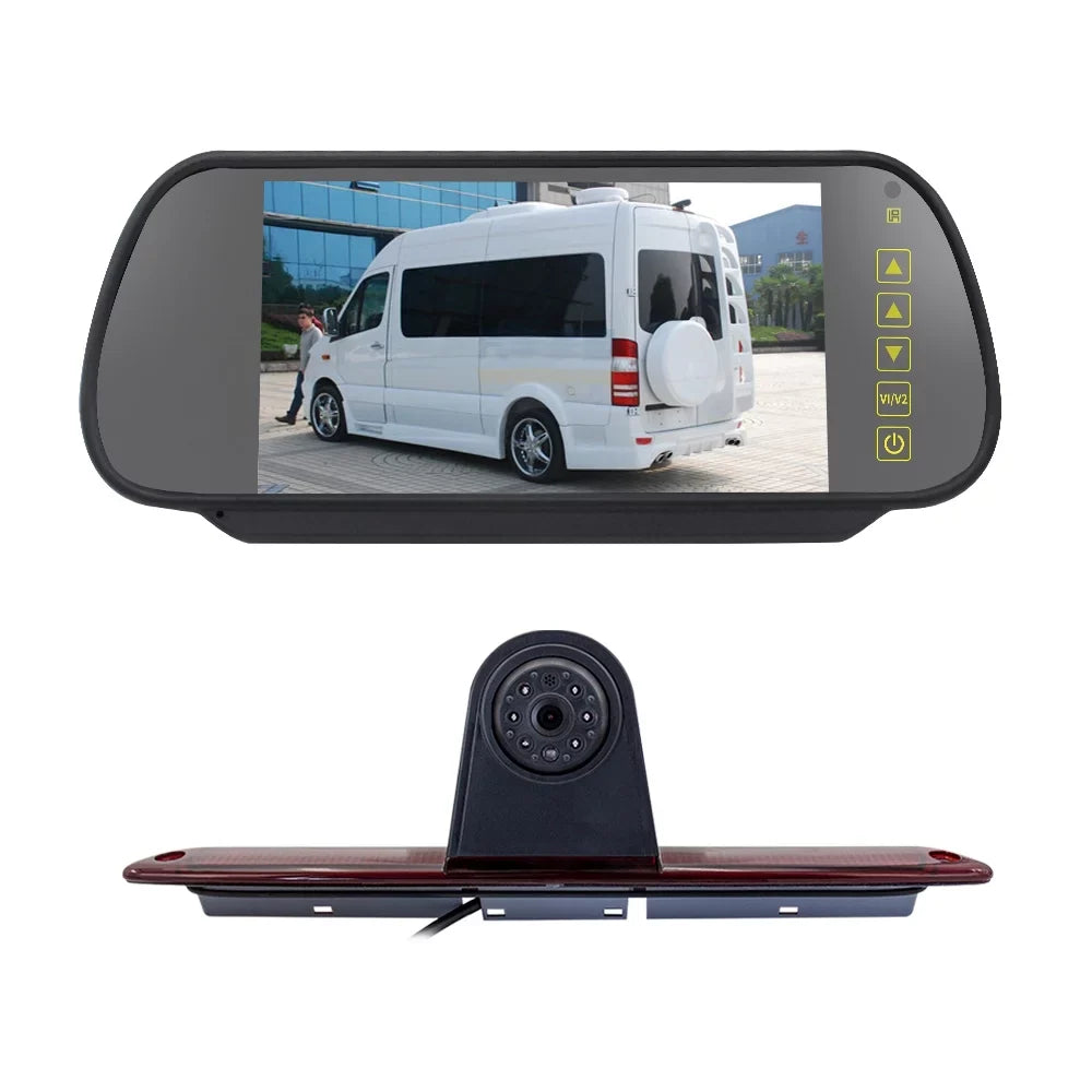 Anself 7in Brake Backup for Mercedes-Benz Sprinter/ Crafter Vans Parking (with Monitor)