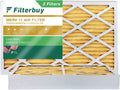 Filterbuy 10x25x4  11 Pleated   Furnace Air Filters (2-Pack)