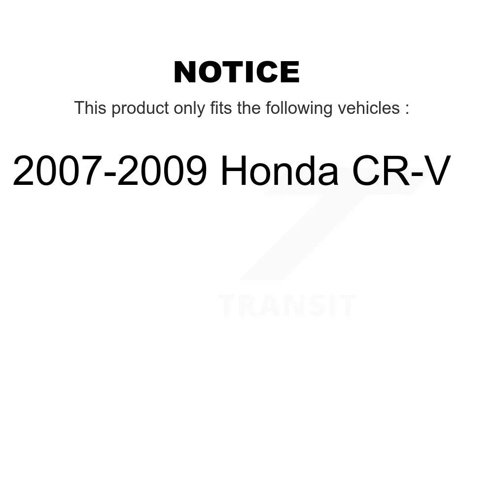 Air Filter (4 Pack) For 2007-2009 Honda - -100800