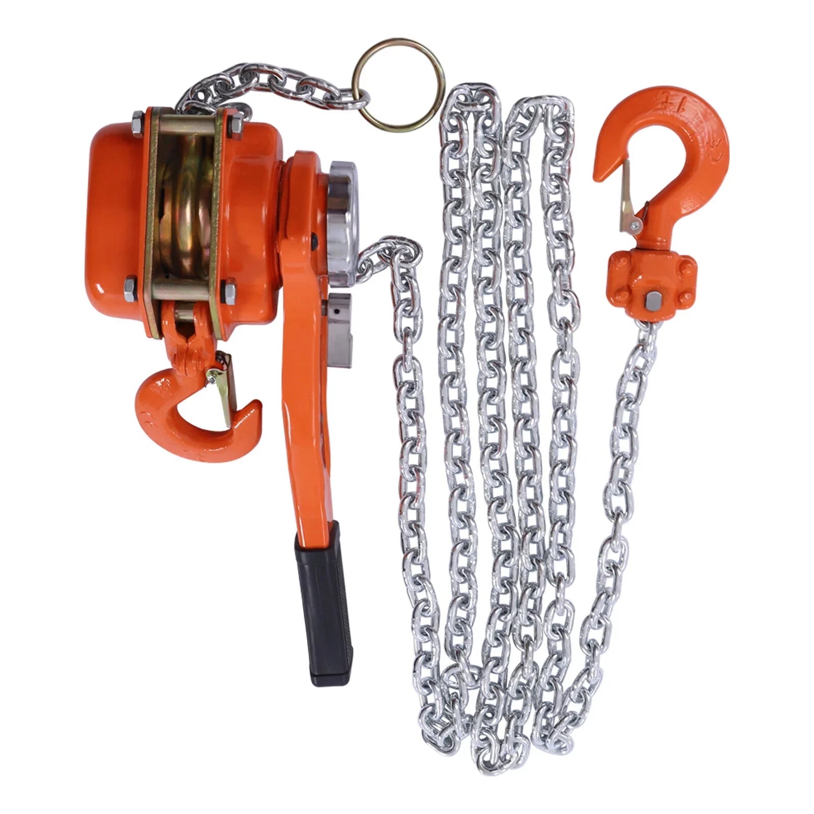 0.75T Lever Block Chain Hoist Come Along Puller 10Ft Chain Lifter Ratchet Type