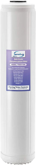 Anti Scale Water Filter Replacement Cartridges, 20” x 4.5”, White