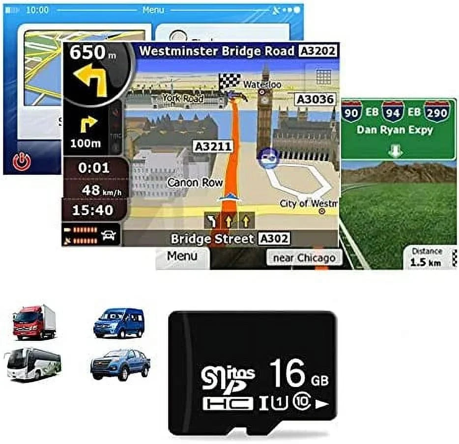 16GB  Map ro  Navigation North American United States Canada Mexico  map for Android Offline Map for