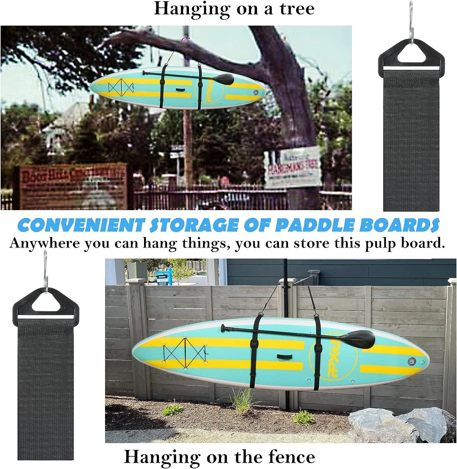 Paddle Board Carry Strap, Adjustable  Carrying Strap Boards, Paddle Board Accessories for Women and Men for Paddleboards, Surfboards, Longboards, Canoe and Kayaks