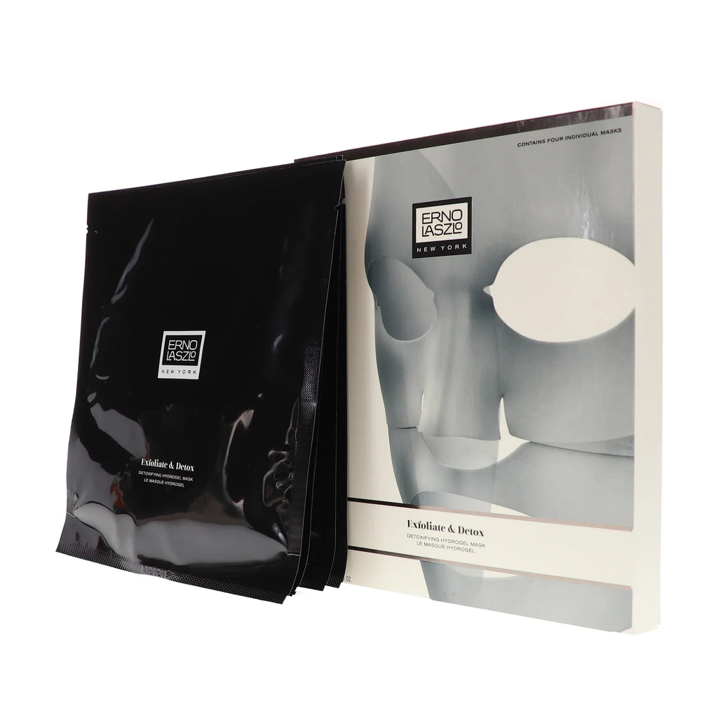 Exfoliate & Detox Detoxifying Hydrogel Sheet Mask by Erno Laszlo for Women - 4 x 0.88 oz Mask