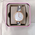 Fossil  Tillie Three-Hand Grey Leather Watch