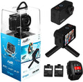/ Swift 4K Action Camera Electronic Image Stabilization, Sony Image Sensor, 2”  Touchscreen, Accessories (Ip68 Certified Waterproof Case, Wearable Remote, Mini Tripod, and More)