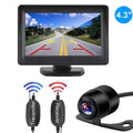 Wireless Car Backup Camera Rear View  Parking System Night Vision+ 4.3 Monitor
