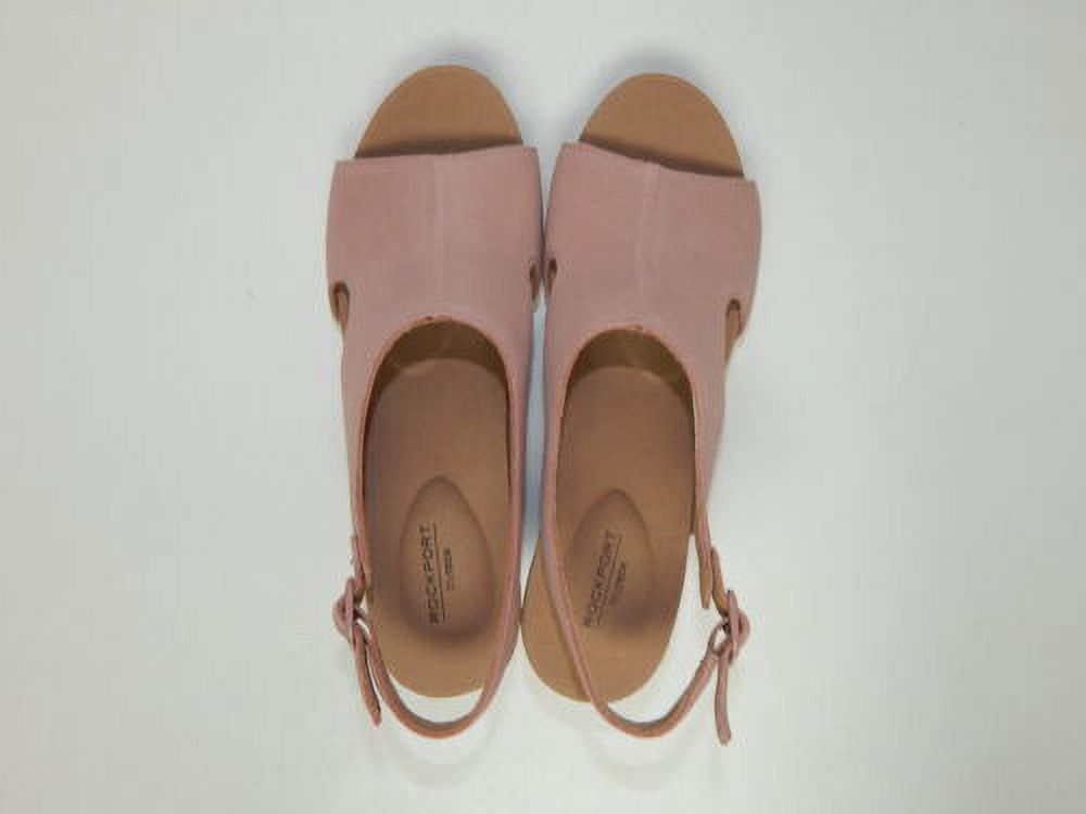 Rockport Vivienne Size  9   Women's Suede Slingback Sandals Light Rose