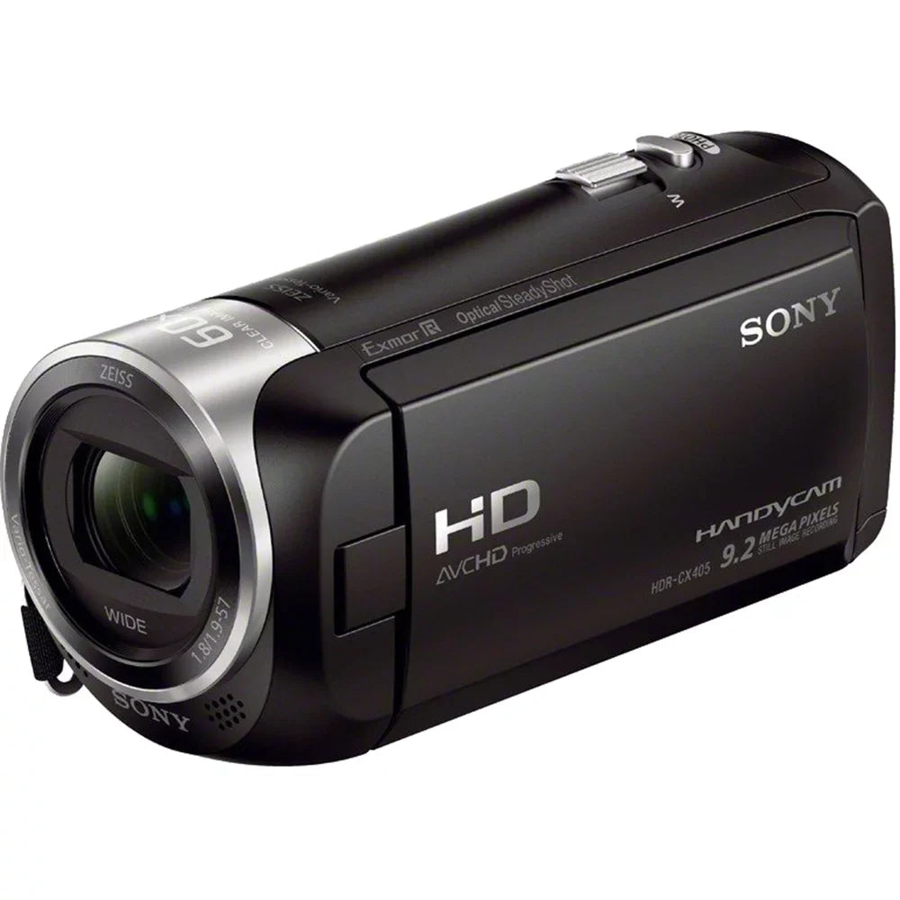 Sony  -  Video Recording Handycam Camcorder Bundle with Deluxe Bag, 32GB MicroSDHC Memory Card, / Charger,  Cable, Battery Pack, and More