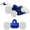 Superset Dumbbell to Barbell Adapters- Converts dumbbells for use on 1" diameter bar (up to 100 lb dumbbell, 2 Pair, 2 Spacers)