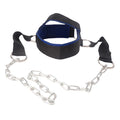 Head Harness Neck Strength Head Strap Weight Lifting Exercise Fitness Belt Workout for Boxing  Strong Neck Steel Chain Exerciser Strengthener