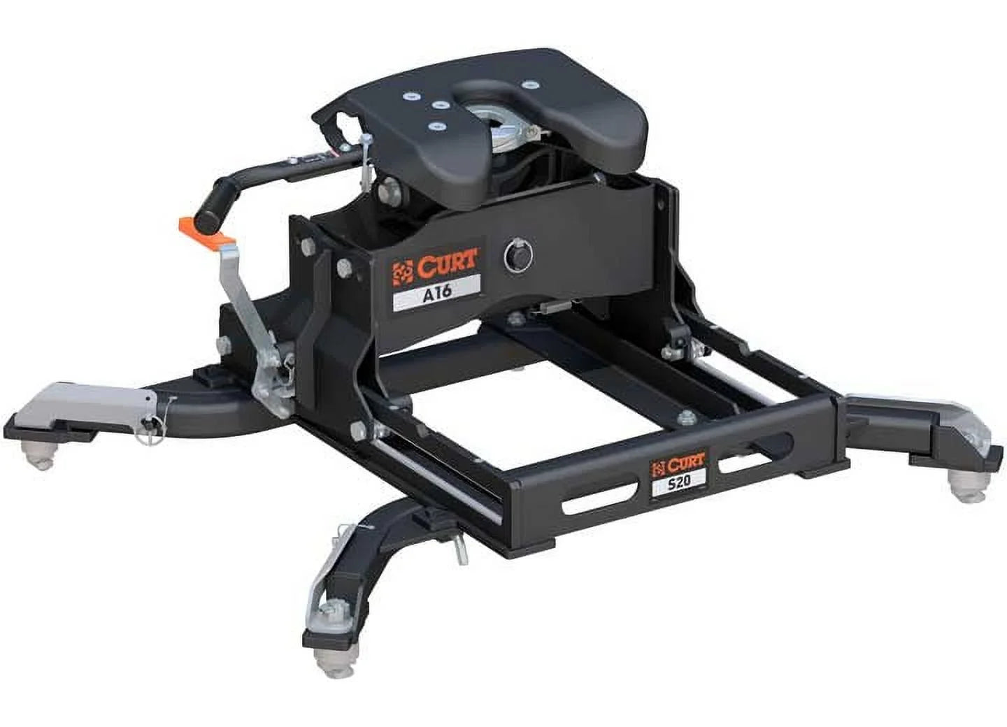 16056  5th Wheel Slider Hitch, 16,000 lbs, Select Ram 2500, 3500, 6.5-Foot Bed Puck System
