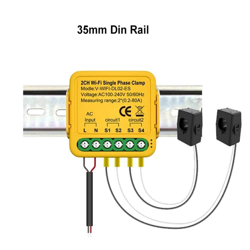 Irfora Automatic voltage regulator, Consumption Clamp Wifi Smart Solar Current Meter Consumption 80a Solar Consumption Statistics 100-240v Consumption Clamp Smart Smart
