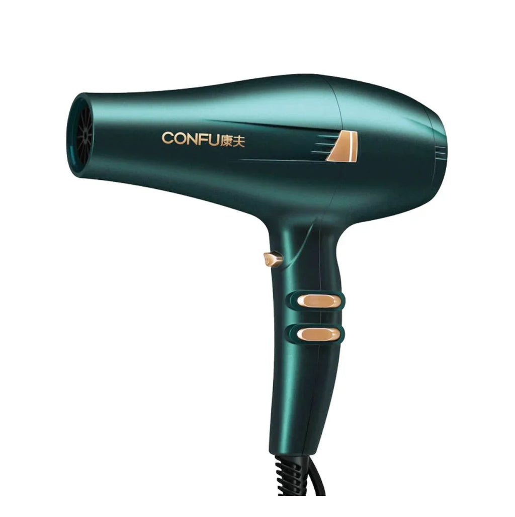 hot and cold air Hair Dryer, 2000W High Power Dryer, Quiet high wind professional hair stylist Dryer, Cool Shot Button, 3 Heat and 2 Speed Settings, Ionic Function for Shinier Results Silver