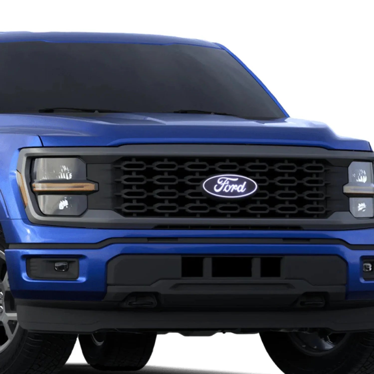 Ford -150 Front Emblem - With camera cutout (No Spray washer)