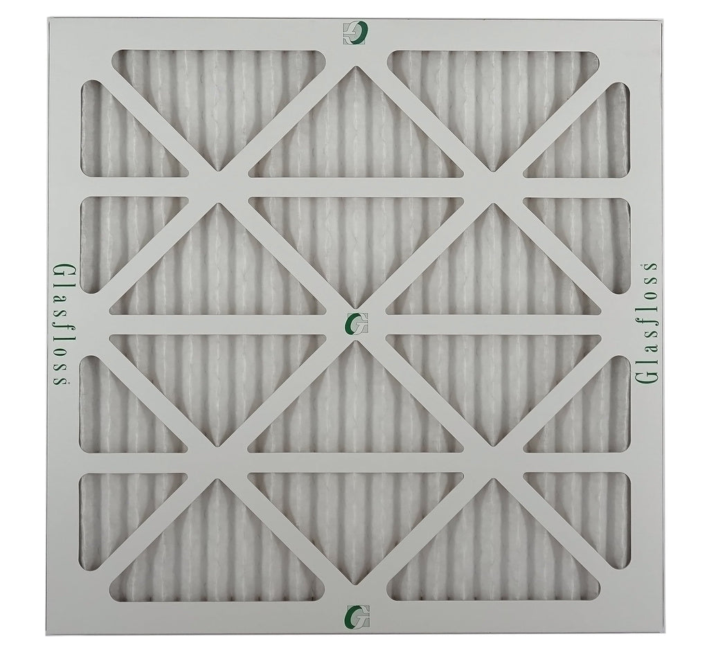 Glasfloss Air Filter 24x25x2 - 2"  10 - (Pack of 4) - Pleated  or  Air Filter - Furnace Air Filter - Home or Office - Made In The .