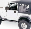 Rampage by RealTruck Complete Soft Top With Tinted Windows And No Door Uppers (Black Diamond) - 68035 1995 Jeep Wrangler