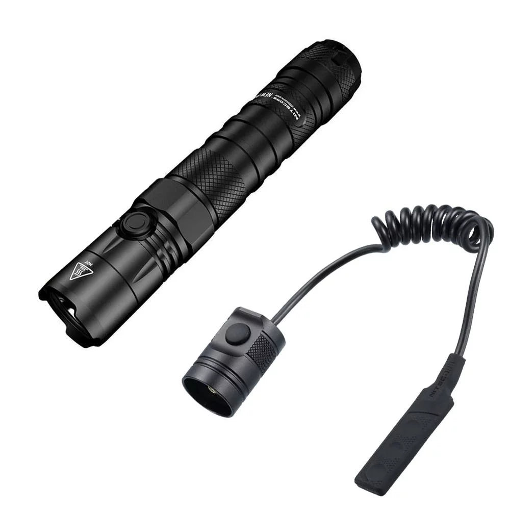 Combo: Nitecore New  Version Tactical  Flashlight -  -   - 1200 Lumens w/ Pressure Switch