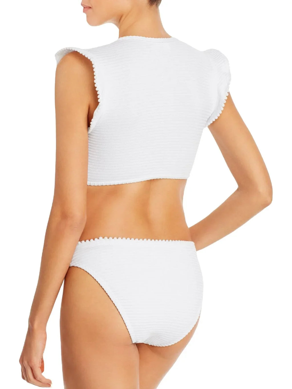 Shoshanna Womens Beachwear Textured Swim Bottom Separates