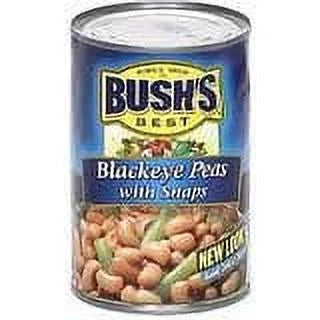 Bush, Blackeye Peas 15.5Oz Cans (Pack Of 6) (With Snaps)