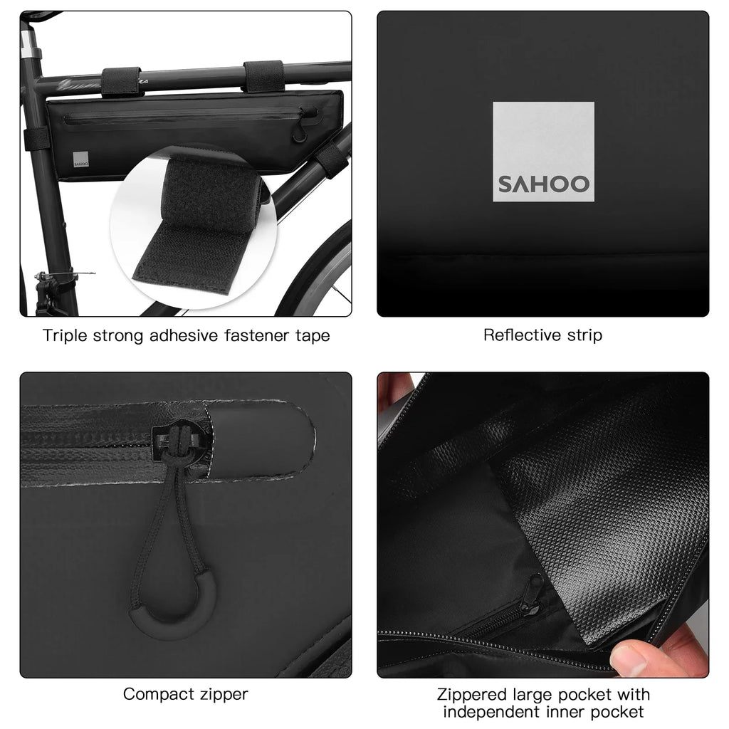 Bike Pack,Tube Frame Road Bike Pouch Bike Under Tube Waterproof Bike Frame  Road Frame