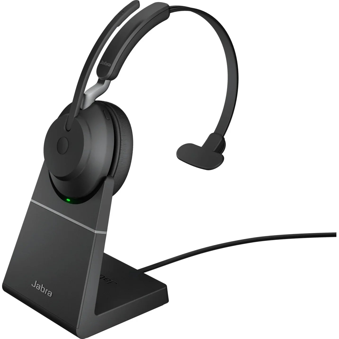 Jabra Evolve2 65 - -  Mono with Charging Stand - Connector Single Ear Headset - Black