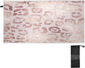Bestwell Leopard Beach Towel Oversized Towel Blanket, Thin Lightweight Microfiber Sand Free Quick Dry Towel, 30”” Multipurpose Pool Bath Yoga Swim Shower Towel