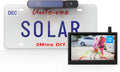 '- Solar Backup Camera Wireless Reverse Camera  Waterproof Vehicles License Plate Camera for Trailer/