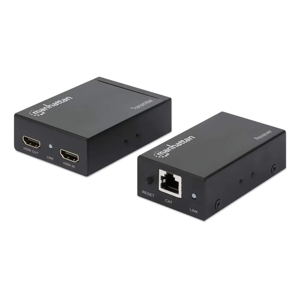Manhattan 1080p  over Ethernet Extender Kit Up to 164 ft. with Single Cat6 Cable and  support