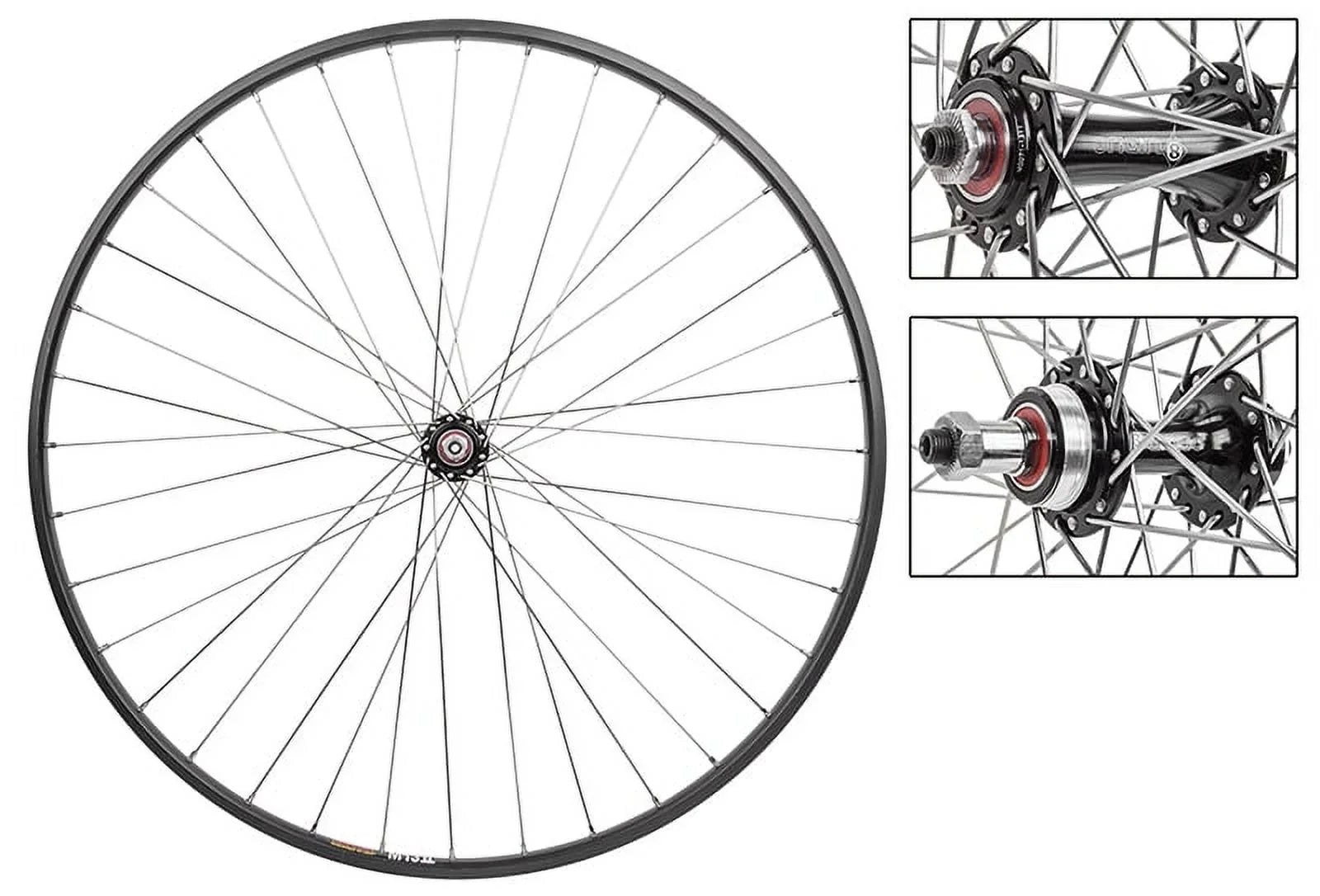 Wheels 700 622x13 Sun  Bk 36 Or8 Rd2100 Fw 5/6/7spqr Seal Bk 126mm Dti2.0s