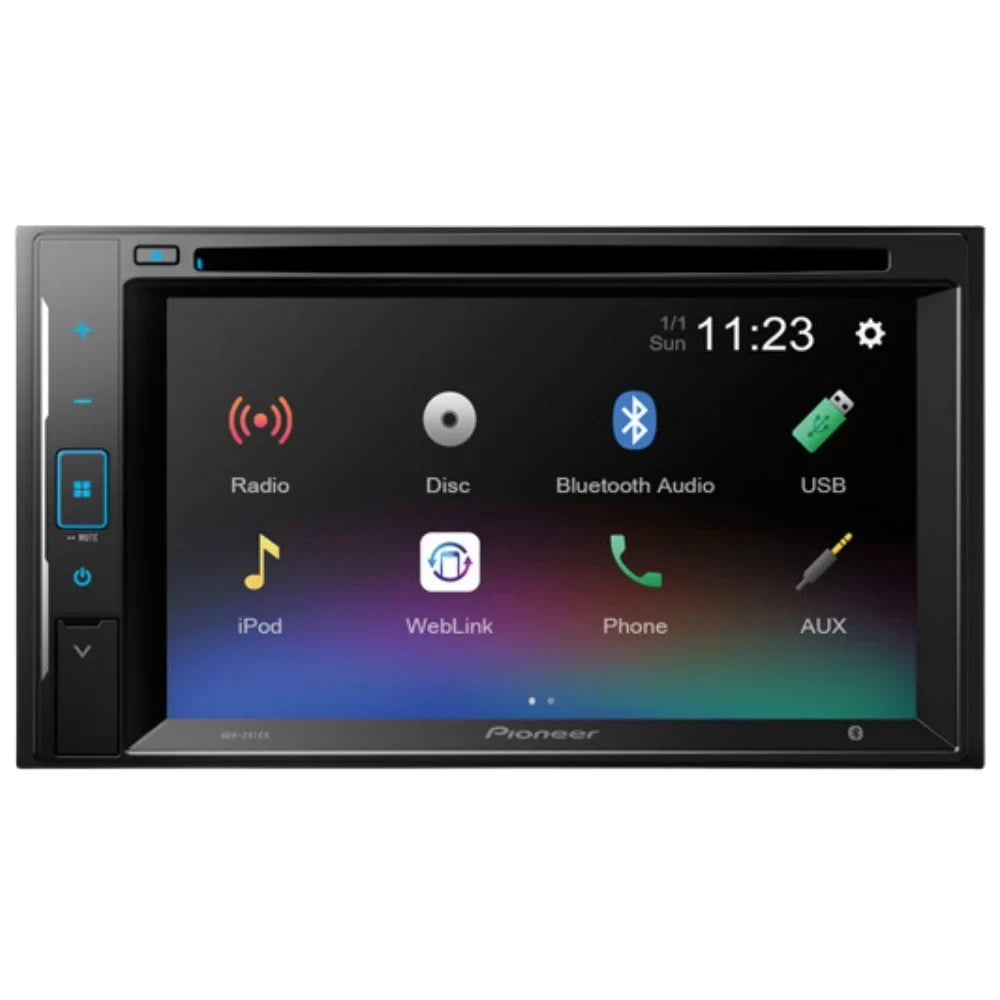 Bundle with Pioneer Multimedia  Car Stereo and Installation Kit - for 2003-2006  Sierra / Bluetooth Touchscreen, Backup Camera, Double Din in-Dash Mounting Kit