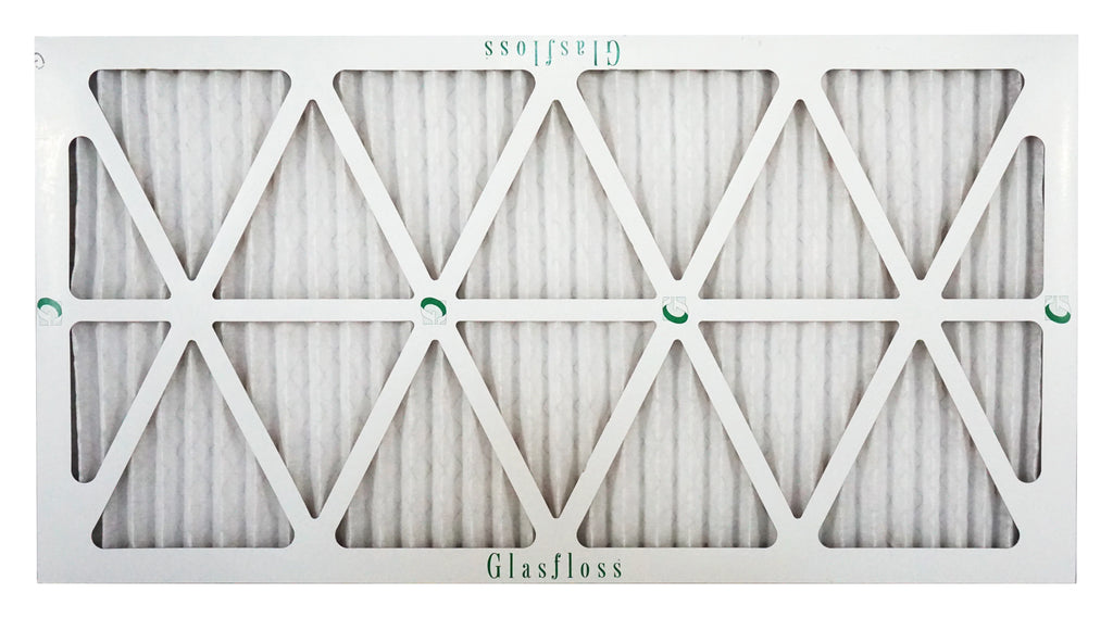 Glasfloss Air Filter 18x36x2 - 2"  10 - (Pack of 12) - Pleated  or  Air Filter - Furnace Air Filter - Home or Office - Made In The .